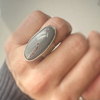 Sonoran Dendritic Rhyolite Jasper Ring