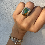 Royston Turquoise Rectangle ring