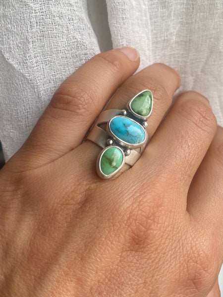 Triple Turquoise Ring  I