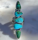 Five-stone Turquoise Ring II