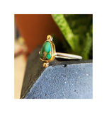 Turquoise and 14k Gold Ring - Made to order