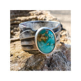 Large Sonoran Gold Turquoise Ring