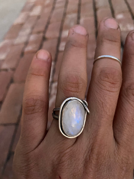 Oval Moonstone Ring