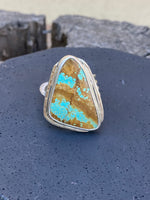 Number 8 Turquoise Statement Ring