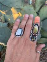 Imperial Jasper and Jade Ring