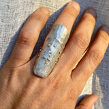 Sterling silver shield ring