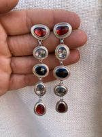 Garnet, Tourmaline, Spinel Alchemy Earrings