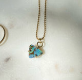 Boulder Opal Triangle Necklace