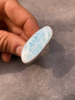 Larimar Oval Ring