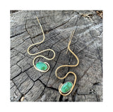 Sonoran Gold Turquoise Dangles #2
