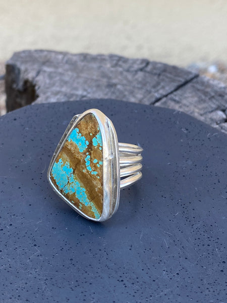 Number 8 Turquoise Statement Ring