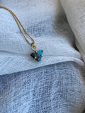 Boulder Opal Triangle Necklace