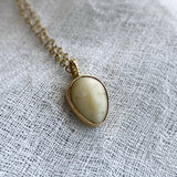 Moon Face Gold Necklace