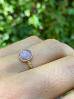 14k Pink Sapphire Ring