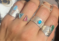 Boulder Opal Doublet Ring