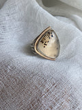 Montana Agate speckled ring