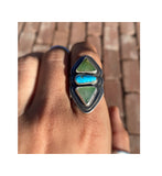 Chrysoprase & Turquoise Ring