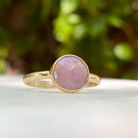 14k Pink Sapphire Ring