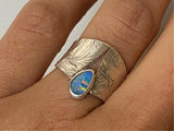 Boulder Opal Doublet Ring