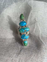 Five-stone Turquoise Ring III